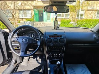 2006 Mazda 6 I (GG) Рестайлинг, чёрный, 650000 рублей, вид 4