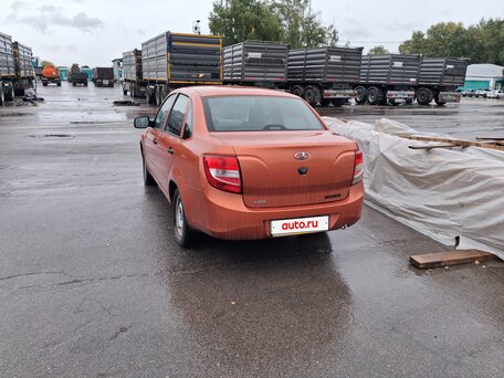 2013 Lada (ВАЗ) Granta I, оранжевый, 300000 рублей, вид 3