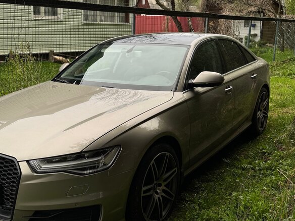2016 Audi A6 IV (C7) Рестайлинг, бежевый, 2750000 рублей - вид 6