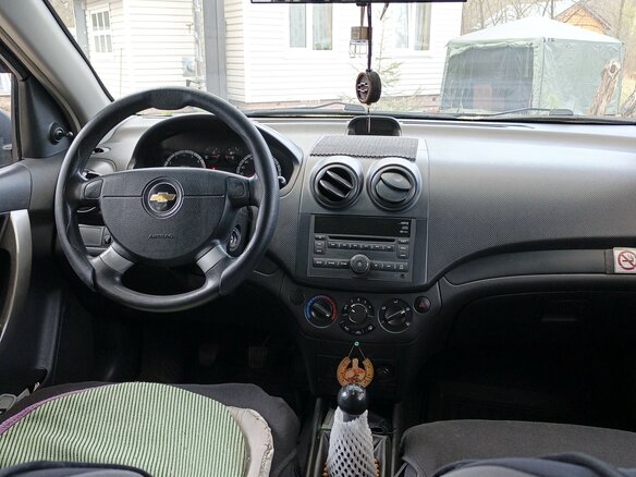 2009 Chevrolet Aveo I Рестайлинг, чёрный, 505000 рублей - вид 8
