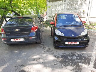 2012 Smart Fortwo II, чёрный, 450000 рублей, вид 1