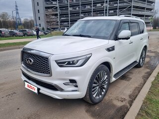 2019 Infiniti QX80 I Рестайлинг 2, белый, 4999998 рублей, вид 3