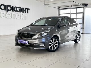 2015 Kia Rio III Рестайлинг, серый, 910000 рублей, вид 1