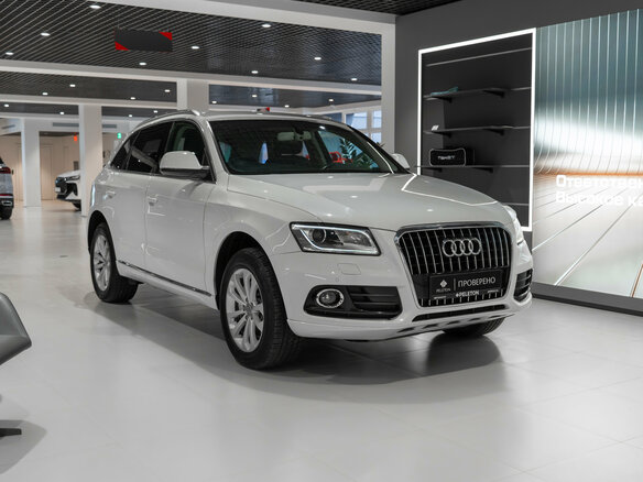 2014 Audi Q5 I (8R) Рестайлинг, белый, 2190000 рублей - вид 1