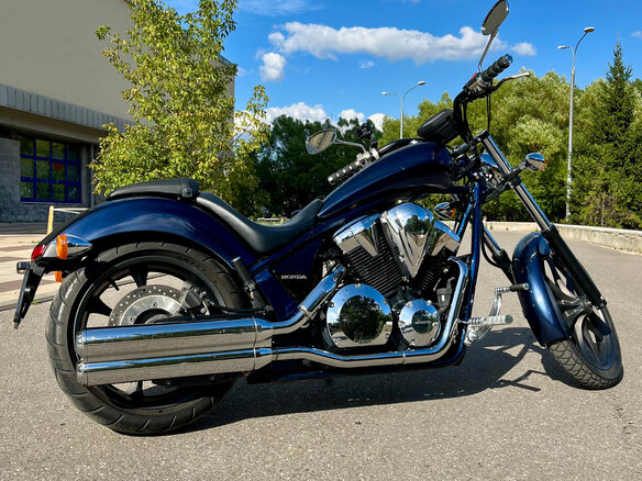 2020 Honda VT 1300CX Fury, синий, 830000 рублей - вид 5