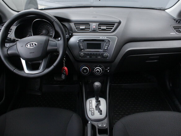 2012 Kia Rio 4-speed III, серый, 845000 рублей - вид 7