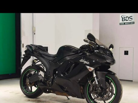 2008 Kawasaki ZX-6R Ninja, чёрный, 550000 рублей, вид 5