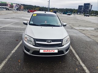 2015 Lada (ВАЗ) Granta I, серебристый, 520000 рублей, вид 3