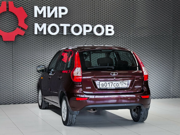 2013 Lada (ВАЗ) Kalina II, красный, 500000 рублей - вид 5