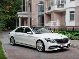 2019 Mercedes-Benz Maybach S-Класс 560 I (X222) Рестайлинг, белый, 7500000 рублей, вид 2