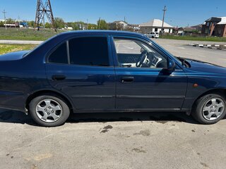 2008 Hyundai Accent ТагАЗ II, синий, 360000 рублей, вид 2