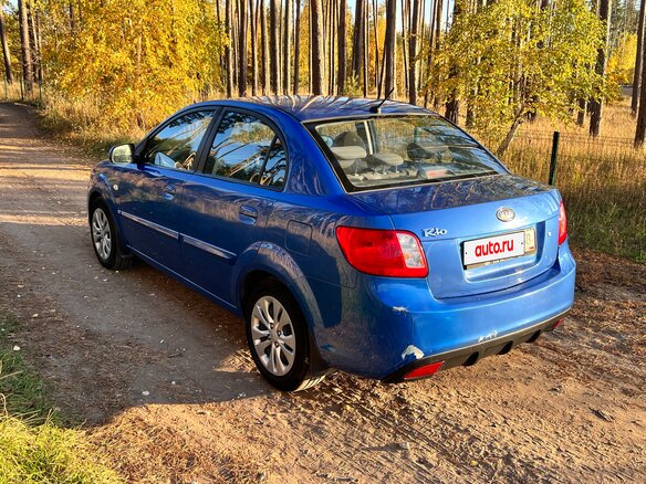 2010 Kia Rio II Рестайлинг, синий, 480000 рублей - вид 6