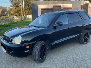 2003 Hyundai Santa Fe I, чёрный, 650000 рублей, вид 2