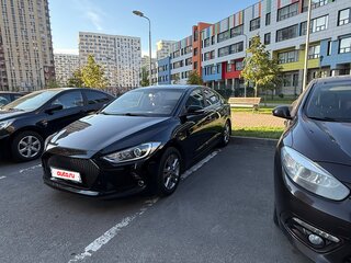 2018 Hyundai Elantra VI (AD), чёрный, 1295000 рублей, вид 2