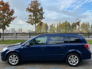 2008 Opel Astra H Рестайлинг, синий, 395000 рублей, вид 4