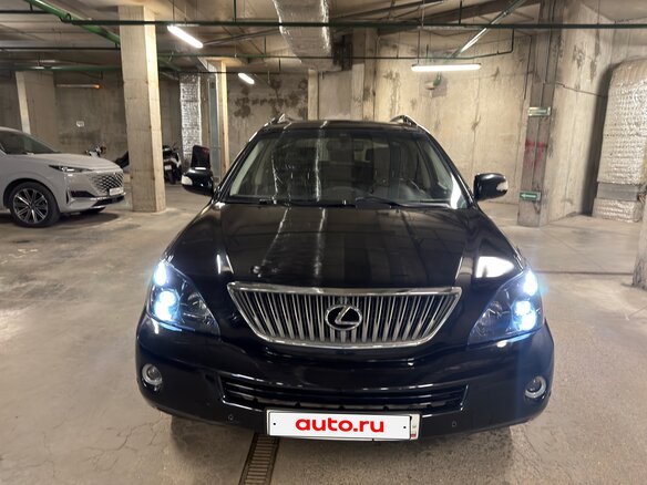 2008 Lexus RX 400h II Рестайлинг, чёрный, 1400000 рублей - вид 1