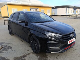 2024 Lada (ВАЗ) Vesta SW Sportline I Рестайлинг (NG), чёрный, 1535000 рублей, вид 2