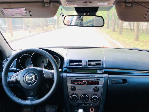 2006 Mazda 3 I (BK) Рестайлинг, красный, 470000 рублей - вид 10