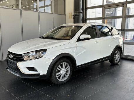 2019 Lada (ВАЗ) Vesta SW I, белый, 1100000 рублей, вид 3