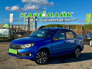 2020 Lada (ВАЗ) Granta I Рестайлинг, синий, 599000 рублей, вид 2