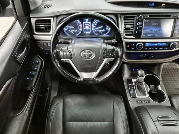 2014 Toyota Highlander III (XU50), серебристый, 2629000 рублей - вид 5