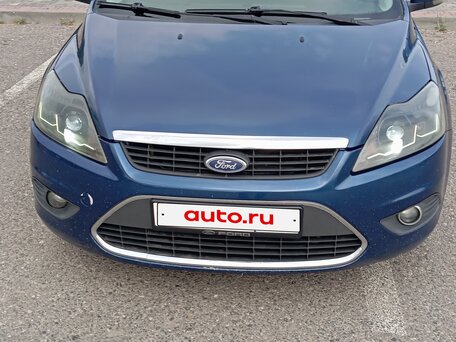 2008 Ford Focus II Рестайлинг, синий, 485000 рублей, вид 3