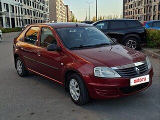 2010 Renault Logan I Рестайлинг, красный, 380000 рублей, вид 3