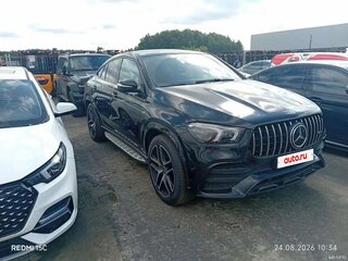 2021 Mercedes-Benz GLE Coupe AMG 53 AMG II (C167), чёрный, 9600000 рублей, вид 2