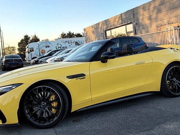 2026 Mercedes-Benz SL-Класс AMG 43 AMG IV (R232), жёлтый - вид 14