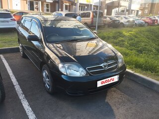 2003 Toyota Corolla Fielder IX (E120, E130), чёрный, 630000 рублей, вид 3