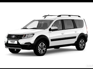 2021 Lada (ВАЗ) Largus Cross I Рестайлинг, белый, 1250000 рублей, вид 3