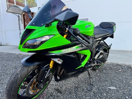 2014 Kawasaki ZX-6R Ninja, зелёный, 875000 рублей, вид 2