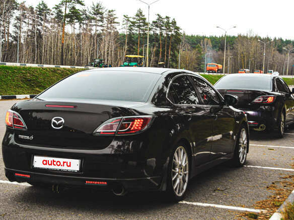 2008 Mazda 6 II (GH), фиолетовый, 750000 рублей - вид 10
