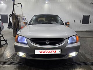 2007 Hyundai Accent ТагАЗ II, серебристый, 410000 рублей, вид 1