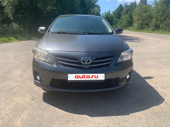 2011 Toyota Corolla X (E140, E150) Рестайлинг, серый, 795000 рублей - вид 1