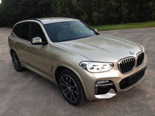 2019 BMW X3 M40d III (G01), золотистый, 4700000 рублей, вид 4