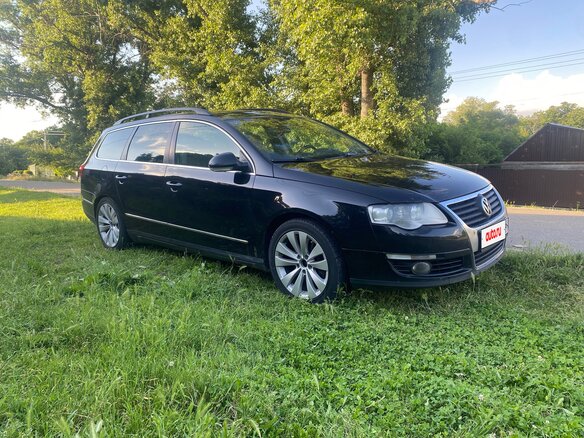 2008 Volkswagen Passat B6, чёрный - вид 5