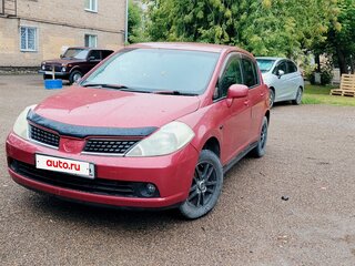 2005 Nissan Tiida I, красный, 380000 рублей, вид 2