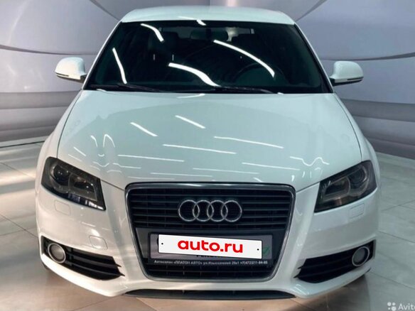 2008 Audi A3 II (8P) Рестайлинг 2, белый, 777777 рублей - вид 1