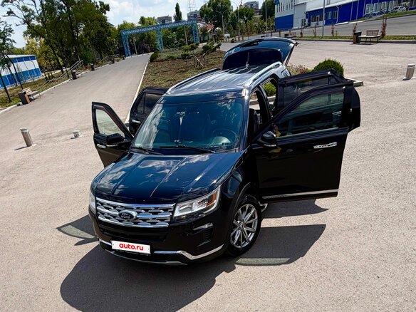 2018 Ford Explorer V Рестайлинг 2, чёрный, 2000000 рублей - вид 3