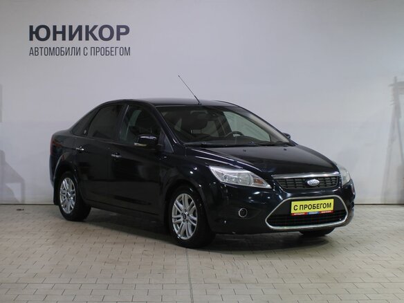 2009 Ford Focus II Рестайлинг, чёрный, 589000 рублей - вид 2