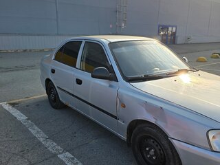 2005 Hyundai Accent ТагАЗ II, серебристый, 320000 рублей, вид 5