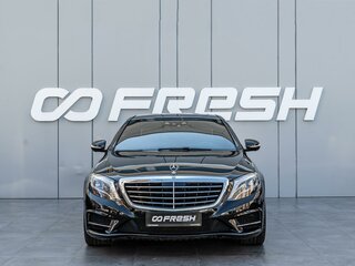 2015 Mercedes-Benz S-Класс 500 Long VI (W222, C217), чёрный, 3180000 рублей, вид 3