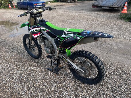 2018 Kawasaki KX 450, зелёный, 400000 рублей, вид 2
