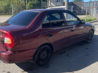 2007 Hyundai Accent ТагАЗ II, красный, 180000 рублей, вид 2
