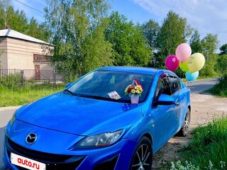 2010 Mazda 3 II (BL), голубой, 800000 рублей, вид 1