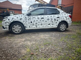 2015 Renault Logan II, белый, 460000 рублей, вид 4