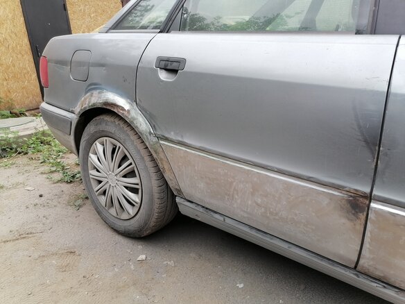 1991 Audi 80 V (B4), серый, 150000 рублей - вид 10