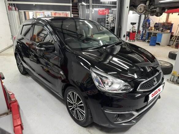 2016 Mitsubishi Mirage VI Рестайлинг, чёрный, 750000 рублей - вид 1