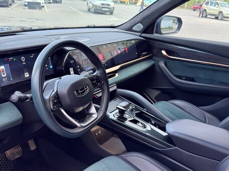 2023 Geely Monjaro (Xingyue L) I, синий, вид 5